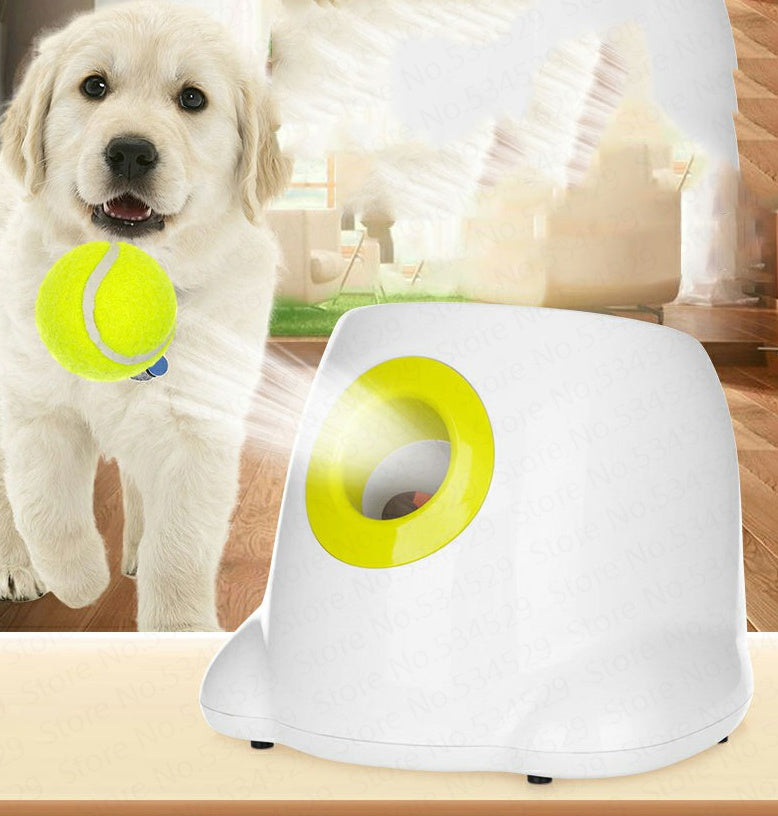 PawToss: Automatic Interactive Ball Launcher for Dogs – Fun Fetch Toy!