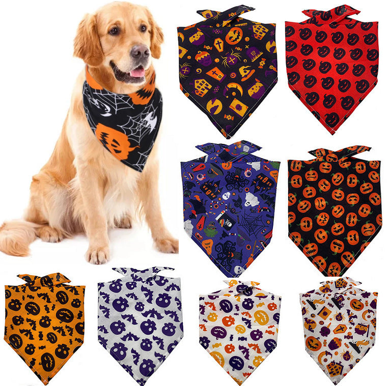 Pet Drool Towel Scarf – Stylish & Absorbent Triangle Bandana for Dogs