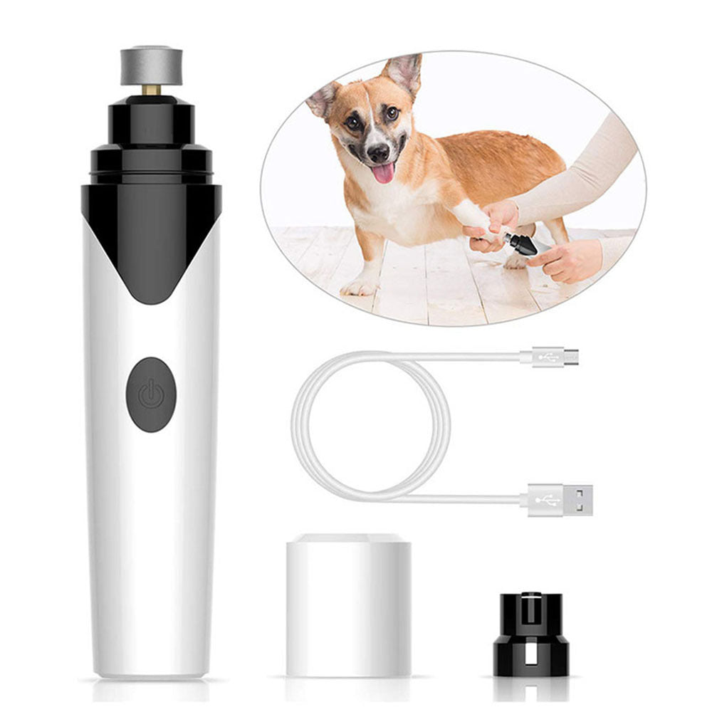 Pet Electric Nail Grinder – Quiet, Painless Clipping for Dogs, Cats & Small Pets with USB Chargin