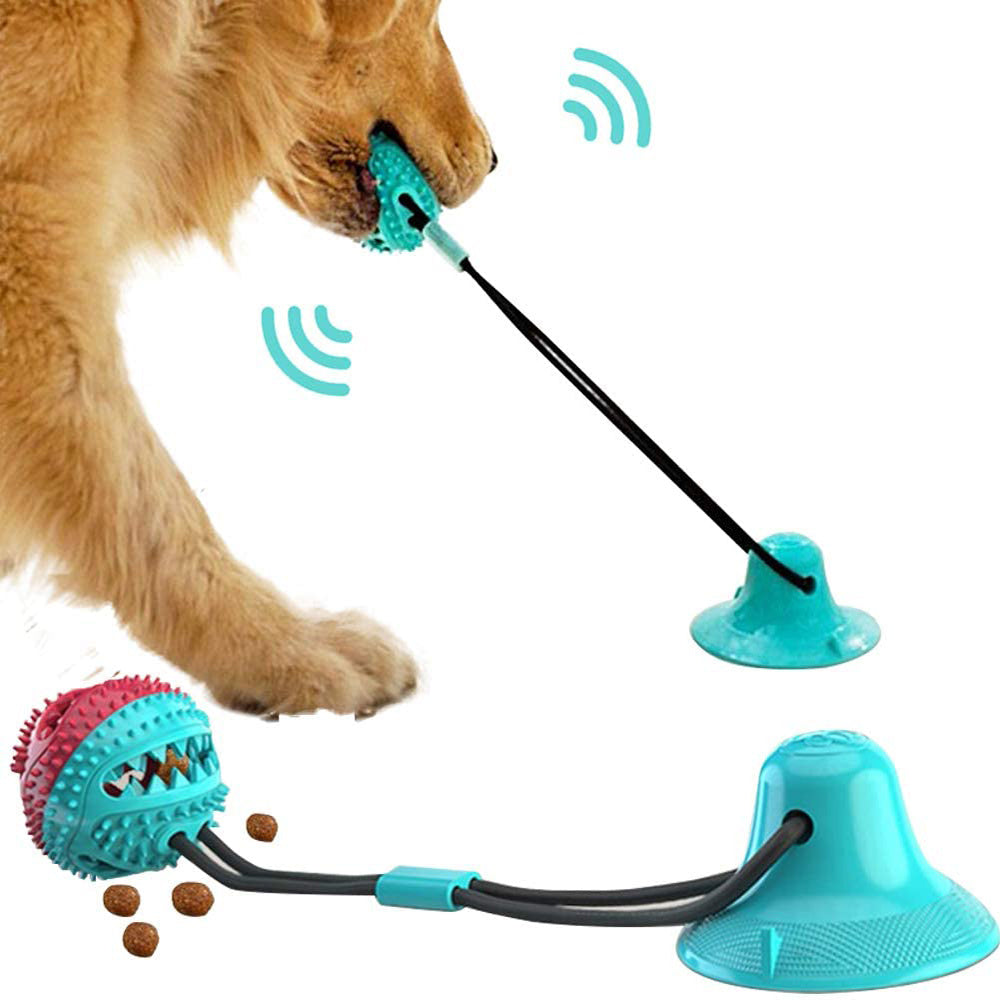 Tug-a-Pup: Suction Cup Tug Toy & Chew Ball – Interactive Dog Toy for Teeth Cleaning & Fun!